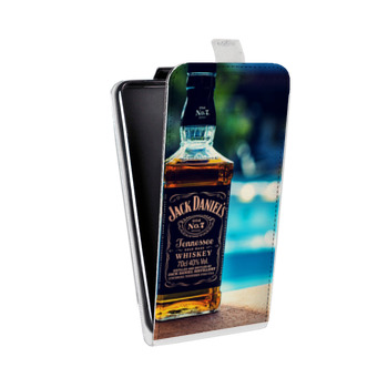 Дизайнерский вертикальный чехол-книжка для Huawei P10 Jack Daniels (на заказ)
