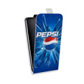 Дизайнерский вертикальный чехол-книжка для ZTE Blade V7 Lite Pepsi