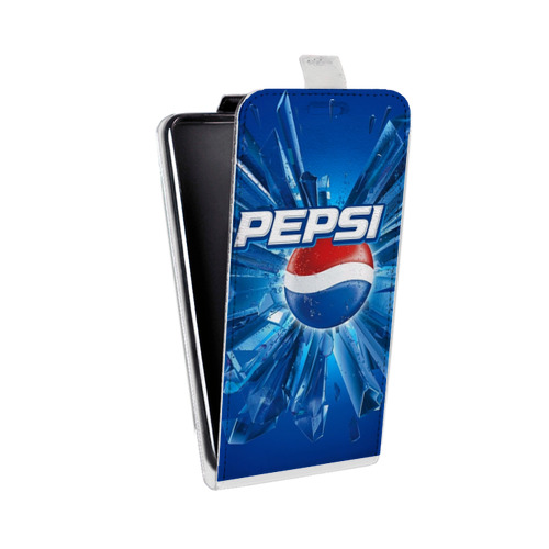 Дизайнерский вертикальный чехол-книжка для Alcatel 3 Pepsi