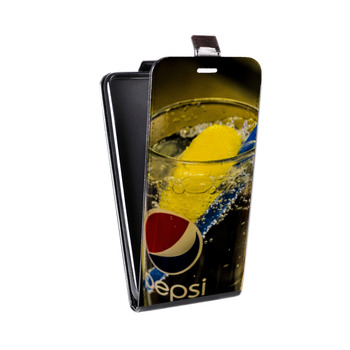 Дизайнерский вертикальный чехол-книжка для Huawei P30 Pro Pepsi (на заказ)