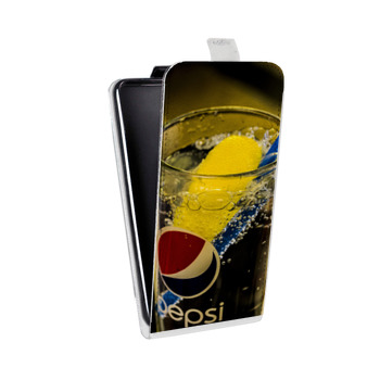 Дизайнерский вертикальный чехол-книжка для Huawei Honor 6C Pro Pepsi (на заказ)