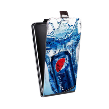 Дизайнерский вертикальный чехол-книжка для Samsung Galaxy Core Lite Pepsi (на заказ)