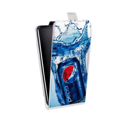 Дизайнерский вертикальный чехол-книжка для Alcatel Shine Lite Pepsi