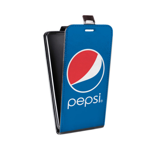 Дизайнерский вертикальный чехол-книжка для LG Optimus G2 mini Pepsi