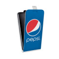 Дизайнерский вертикальный чехол-книжка для Huawei Y6II Pepsi