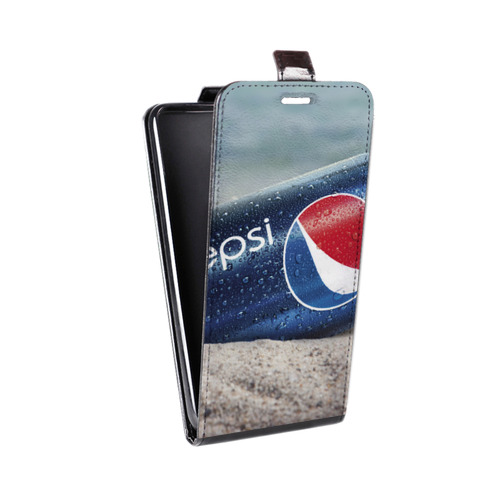 Дизайнерский вертикальный чехол-книжка для Iphone 11 Pro Max Pepsi