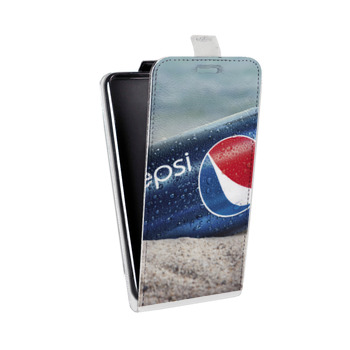 Дизайнерский вертикальный чехол-книжка для Samsung Galaxy S9 Plus Pepsi (на заказ)