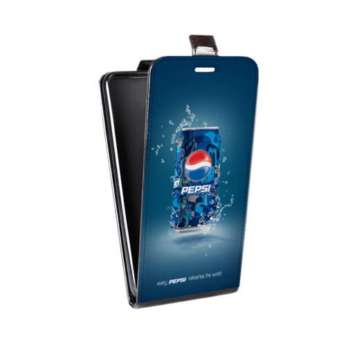 Дизайнерский вертикальный чехол-книжка для Xiaomi Mi4S Pepsi