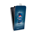 Дизайнерский вертикальный чехол-книжка для Huawei P Smart (2019) Pepsi
