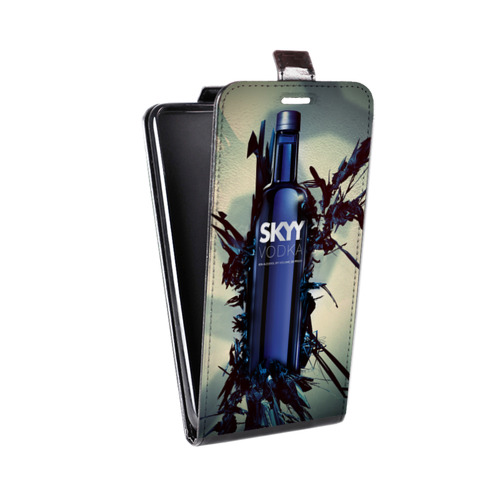 Дизайнерский вертикальный чехол-книжка для Xiaomi Mi4S Skyy Vodka