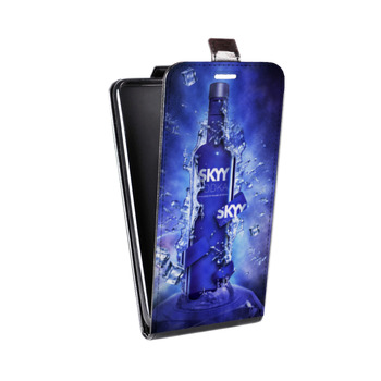 Дизайнерский вертикальный чехол-книжка для Sony Xperia E4g Skyy Vodka (на заказ)