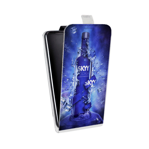 Дизайнерский вертикальный чехол-книжка для Huawei P10 Plus Skyy Vodka