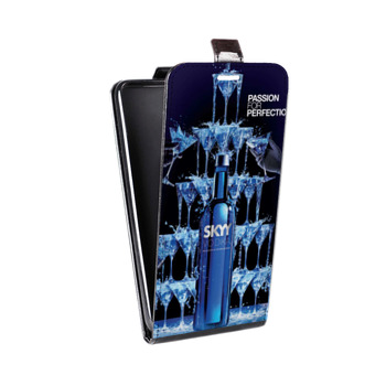 Дизайнерский вертикальный чехол-книжка для Iphone 7 Skyy Vodka (на заказ)