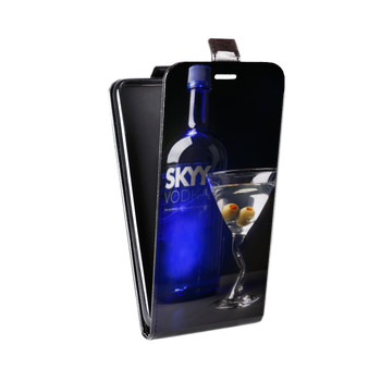 Дизайнерский вертикальный чехол-книжка для Sony Xperia E4g Skyy Vodka (на заказ)