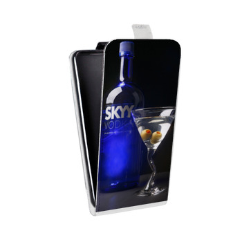 Дизайнерский вертикальный чехол-книжка для HTC Desire V Skyy Vodka (на заказ)