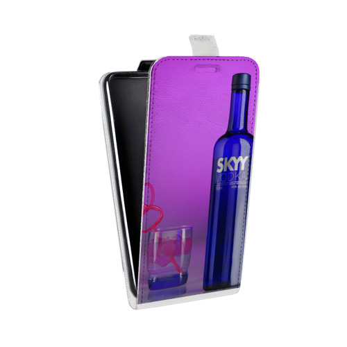 Дизайнерский вертикальный чехол-книжка для Alcatel 1C Skyy Vodka