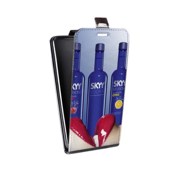 Дизайнерский вертикальный чехол-книжка для ASUS Zenfone 2 Laser Skyy Vodka (на заказ)