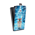 Дизайнерский вертикальный чехол-книжка для Huawei Honor 8C Smirnoff