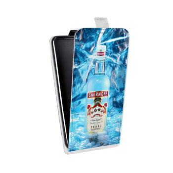 Дизайнерский вертикальный чехол-книжка для Samsung Galaxy S6 Edge Smirnoff (на заказ)