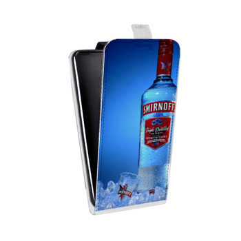 Дизайнерский вертикальный чехол-книжка для Samsung Galaxy Mega 6.3 Smirnoff (на заказ)