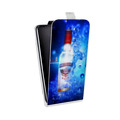 Дизайнерский вертикальный чехол-книжка для Samsung Galaxy Core Prime Smirnoff