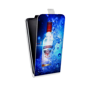 Дизайнерский вертикальный чехол-книжка для Alcatel One Touch Pop D5 Smirnoff (на заказ)