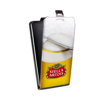 Дизайнерский вертикальный чехол-книжка для Huawei Honor View 10 Stella Artois (на заказ)