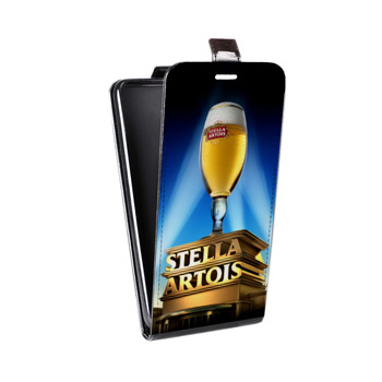 Дизайнерский вертикальный чехол-книжка для Huawei P9 Lite Stella Artois (на заказ)