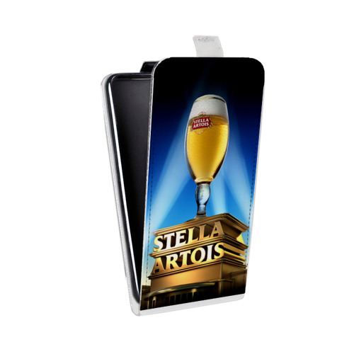Дизайнерский вертикальный чехол-книжка для Lenovo A7010 Stella Artois