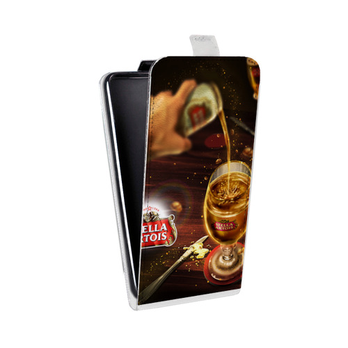 Дизайнерский вертикальный чехол-книжка для Alcatel 1C Stella Artois