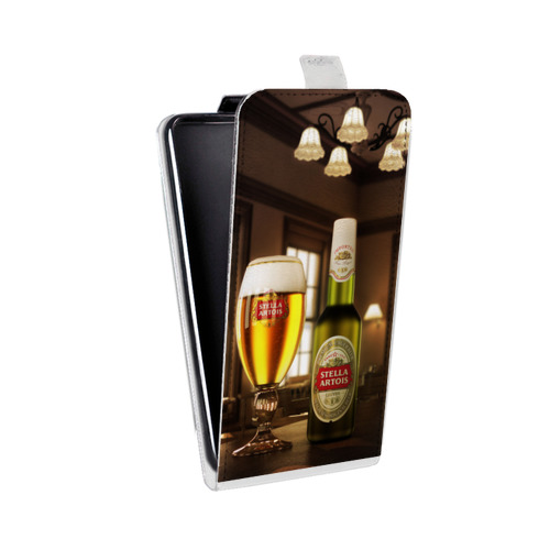 Дизайнерский вертикальный чехол-книжка для Realme C11 Stella Artois