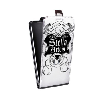 Дизайнерский вертикальный чехол-книжка для Alcatel One Touch Pop D5 Stella Artois (на заказ)