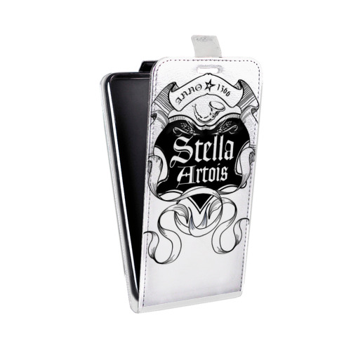 Дизайнерский вертикальный чехол-книжка для Sony Xperia XZ Stella Artois