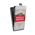 Дизайнерский вертикальный чехол-книжка для Prestigio Grace Stella Artois
