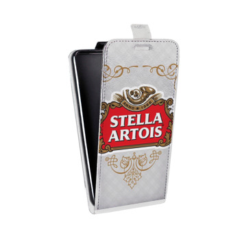 Дизайнерский вертикальный чехол-книжка для Samsung Galaxy S6 Edge Stella Artois (на заказ)
