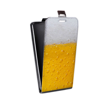 Дизайнерский вертикальный чехол-книжка для ASUS ZenFone Max Pro M2 Пузырьки пива (на заказ)