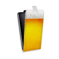 Дизайнерский вертикальный чехол-книжка для ASUS ZenFone 3 Max ZC553KL Пузырьки пива