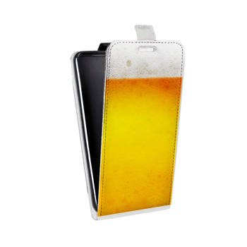 Дизайнерский вертикальный чехол-книжка для Sony Xperia M2 dual Пузырьки пива (на заказ)