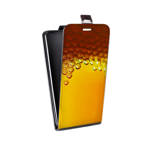 Дизайнерский вертикальный чехол-книжка для Realme 7 Pro Пузырьки пива