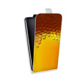 Дизайнерский вертикальный чехол-книжка для Alcatel One Touch Hero Пузырьки пива
