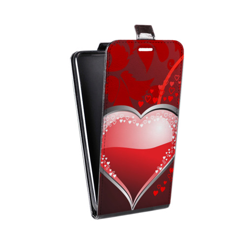 Дизайнерский вертикальный чехол-книжка для Huawei Honor 6C День Святого Валентина