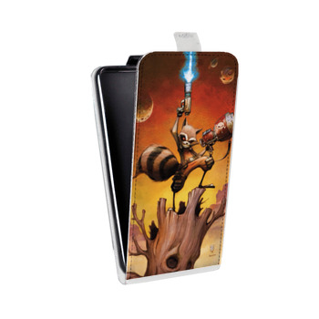 Дизайнерский вертикальный чехол-книжка для LG G5 Стражи галактики (на заказ)