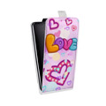Дизайнерский вертикальный чехол-книжка для LG V10 День Святого Валентина