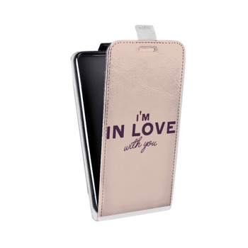 Дизайнерский вертикальный чехол-книжка для Samsung Galaxy S6 Edge День Святого Валентина (на заказ)