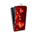 Дизайнерский вертикальный чехол-книжка для Samsung Galaxy Core День Святого Валентина
