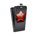 Дизайнерский вертикальный чехол-книжка для Alcatel OneTouch Pop Star День Защитника Отечества