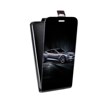 Дизайнерский вертикальный чехол-книжка для Alcatel One Touch Pop D5 Aston Martin (на заказ)