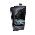 Дизайнерский вертикальный чехол-книжка для Samsung Galaxy Core Aston Martin