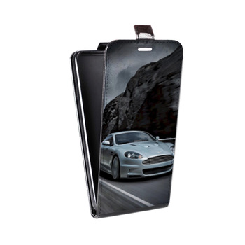 Дизайнерский вертикальный чехол-книжка для Iphone 7 Aston Martin (на заказ)