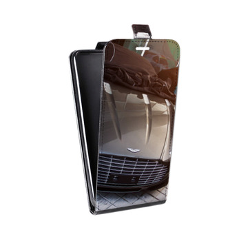 Дизайнерский вертикальный чехол-книжка для Huawei P9 Lite Aston Martin (на заказ)